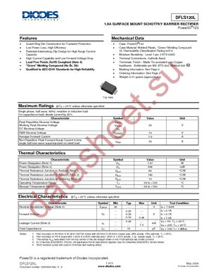 DFLS120L-7 datasheet  